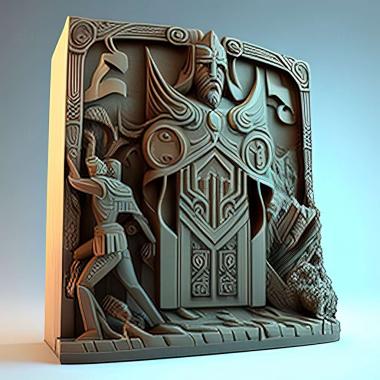 3D model Cultures 2 The Gates of Asgard game (STL)